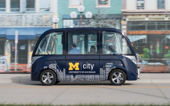 Driverless shuttle service coming to U-M’s North Campus