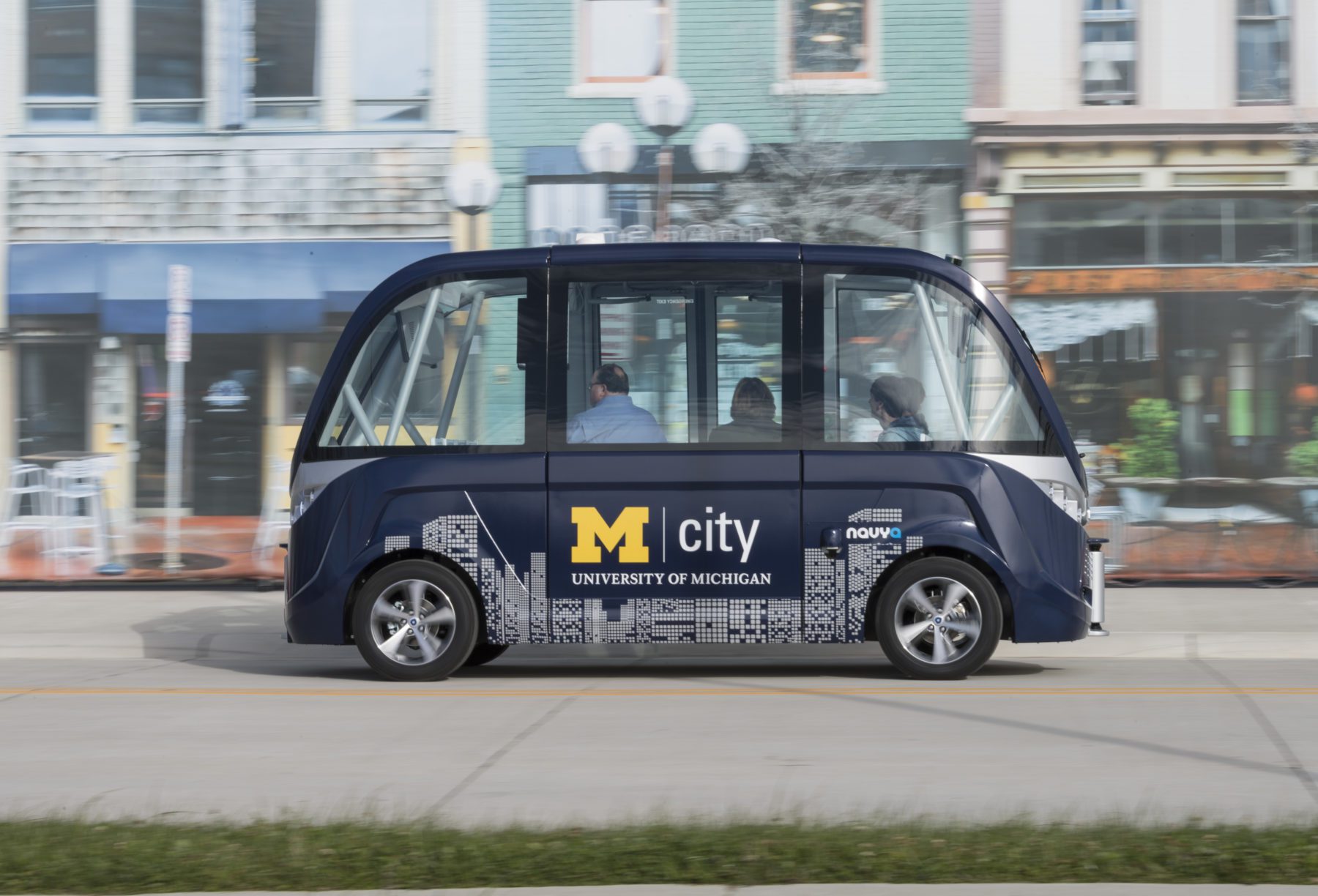M city Navya driverless shuttle