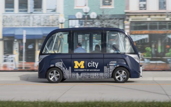 Mcity Driverless Shuttle testing begins