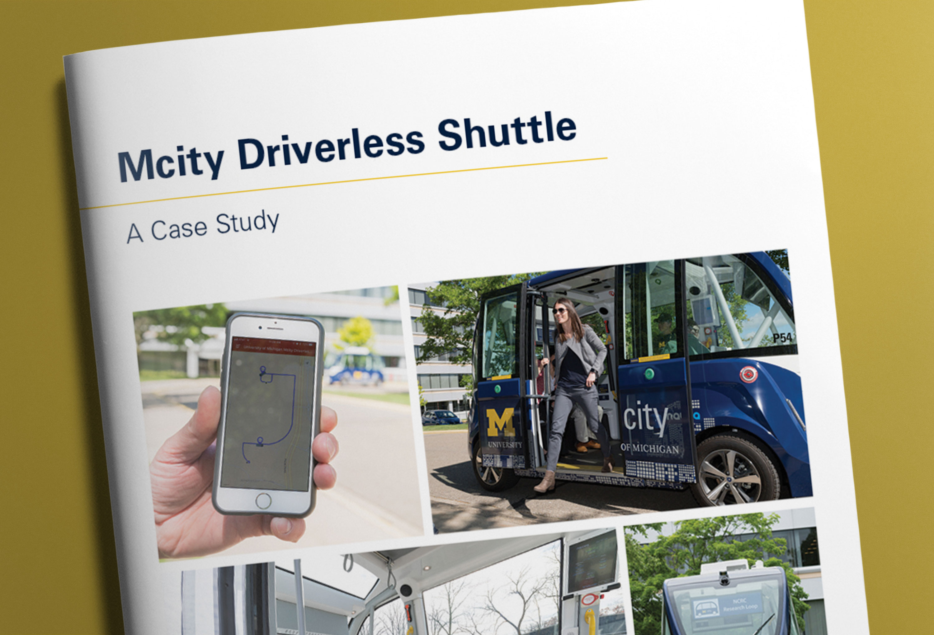 Mcity Driverless Shuttle Case Study Cover