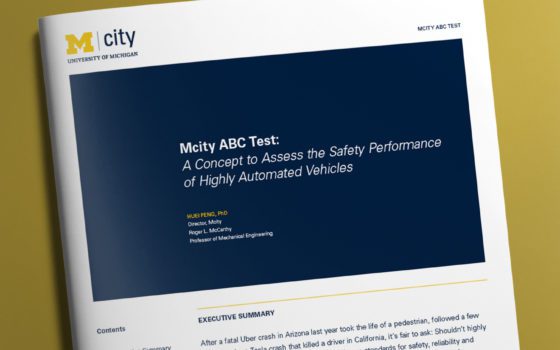 Mcity test concept would assess driverless vehicle safety before they take on public roads
