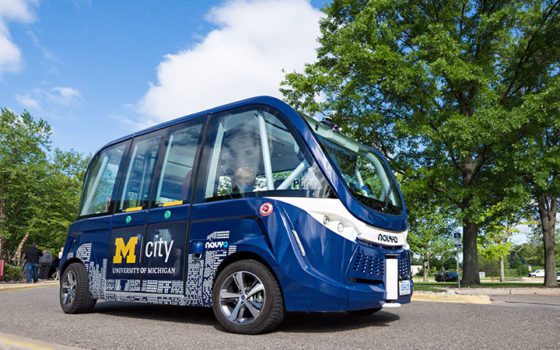 Mcity Driverless Shuttle is back!