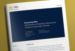 Mcity white paper: Assessing Risk