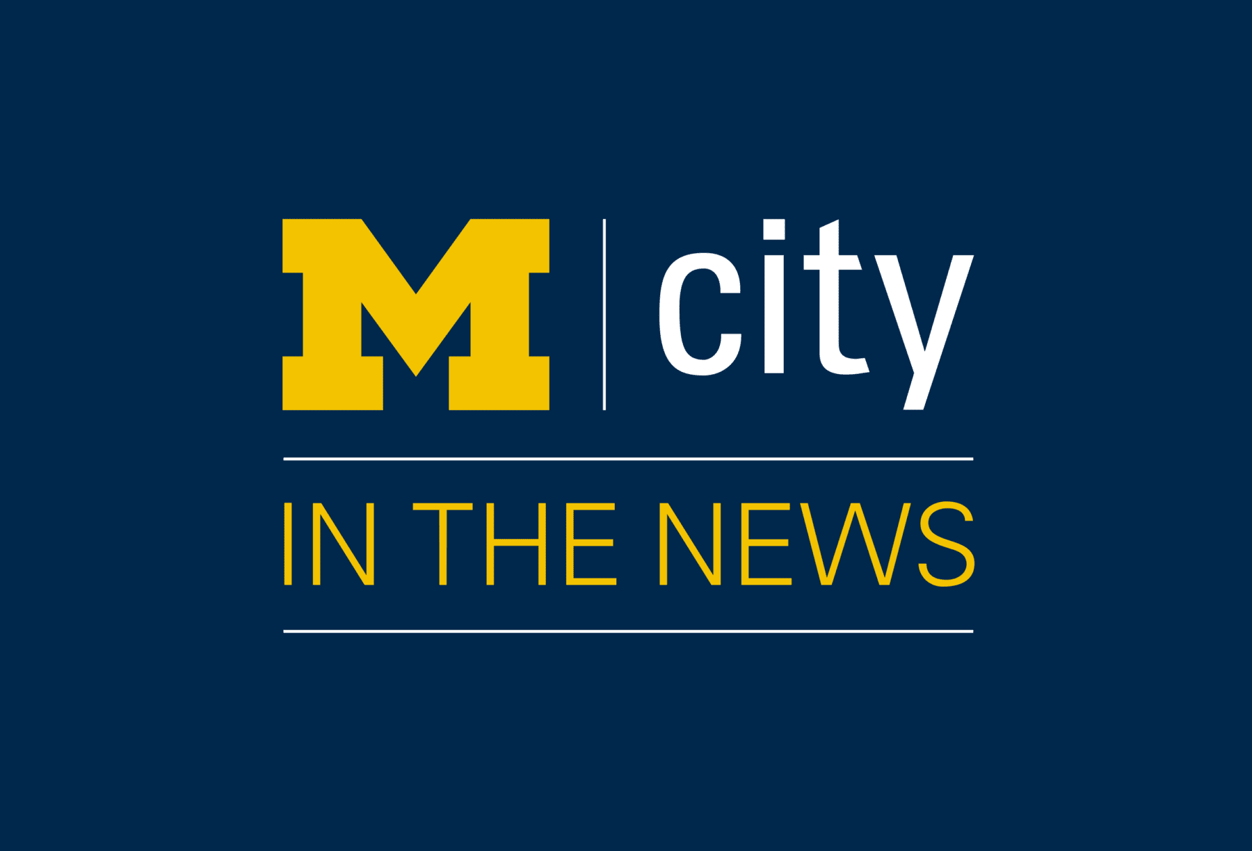 Mcity In the News logo
