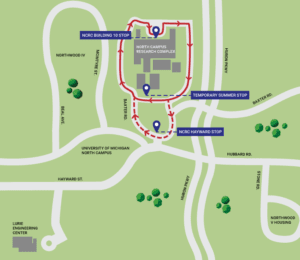 Mcity Driverless Shuttle Map