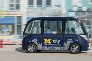 Mcity Navya Driverless Shuttle