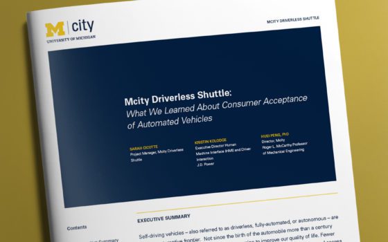 Mcity Driverless Shuttle reports research findings after safe project conclusion