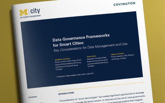 “Smart cities” must balance need for data with protecting privacy.  But how? New white paper examines what success requires