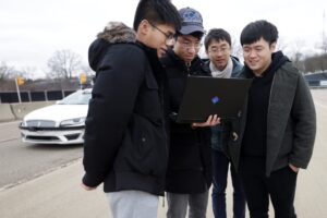 CCAT Researchers at the Mcity Test Facility