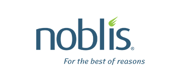 Noblis: For the best of reasons logo